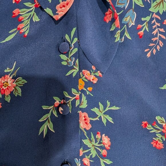 Sezane Floral T-Shirt 36 - Picture 3 of 4